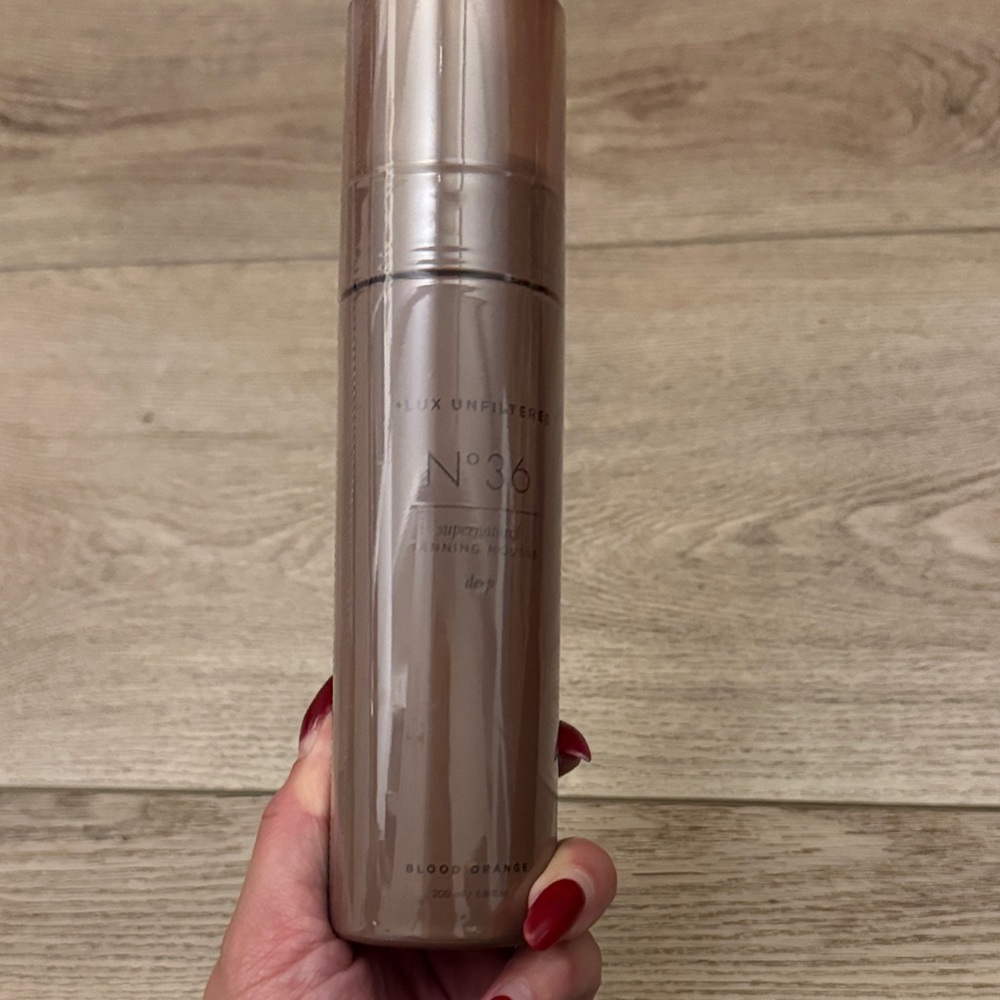 Lux Unfiltered 
N°36 Supernatural Self Tanning Mousse in Blood Orange